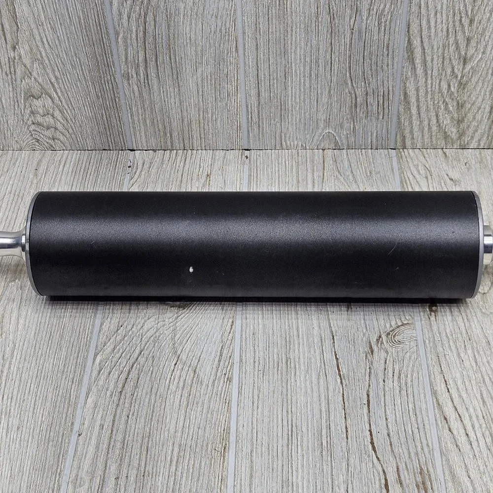 Nordic Ware Non-Stick Heavy Rolling Pin Black Metal Professional Baking Tool